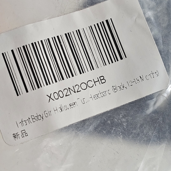 Baby Girl Halloween Outfit - Romper Tutu Leg Warmers Headband - Picture 9 of 11